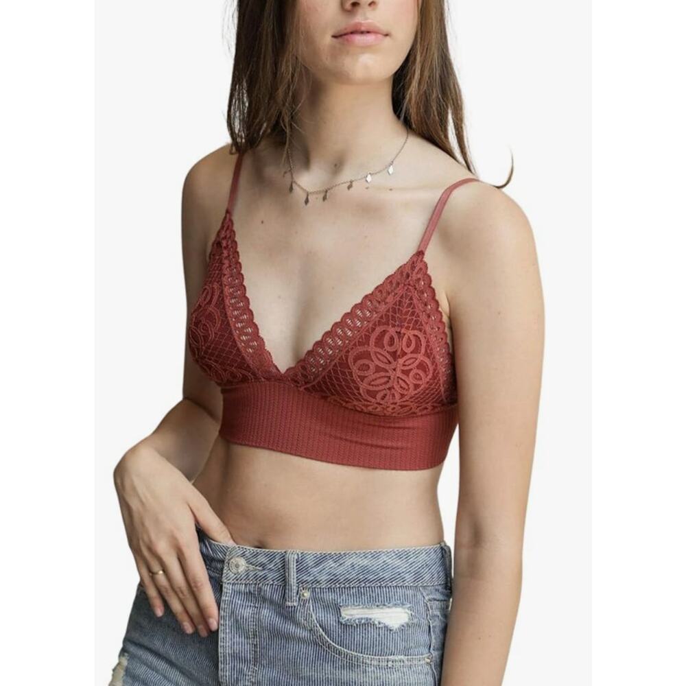 Rust Waistband Loop Lace Brami /Bralette/Bra
